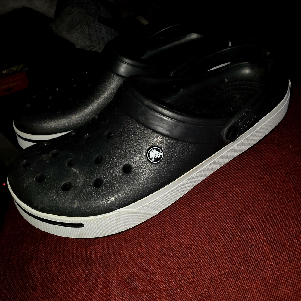 Black and White Clogs